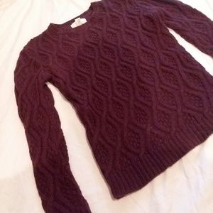 Soft maroon sweater